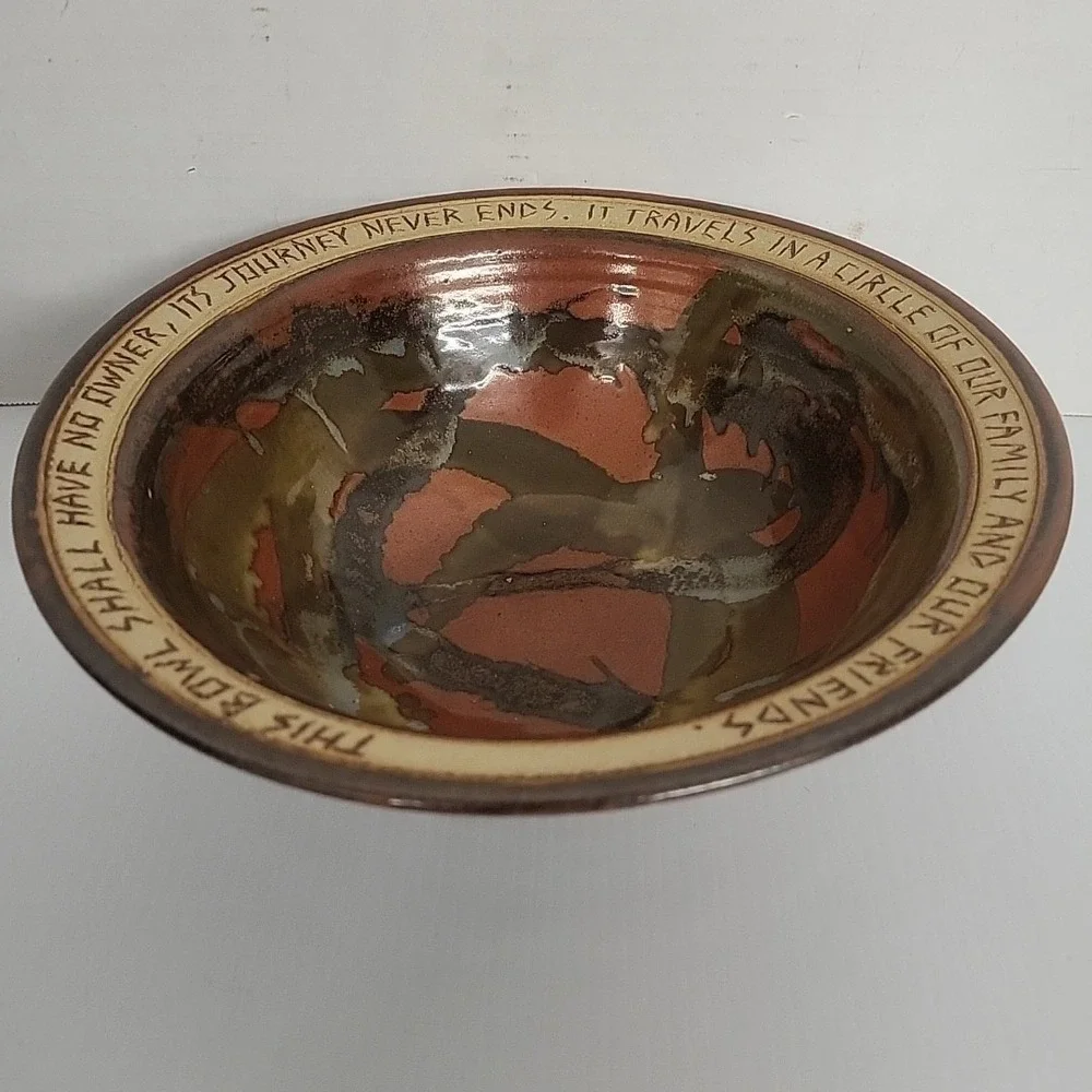 Studio Pottery Circle of Family and Friends Bowl Bryan Becker Uncommon Goods USA